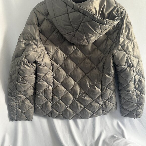 Ralph Lauren Quilted Silver Jacket - M - Picture 6 of 9